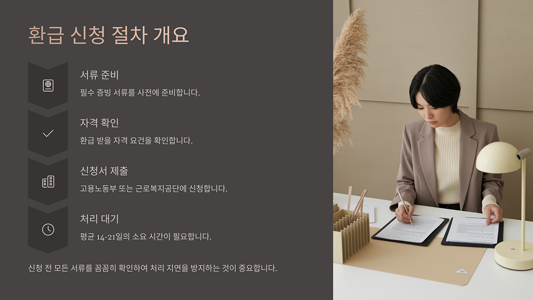 고용산재보험 환급 방법