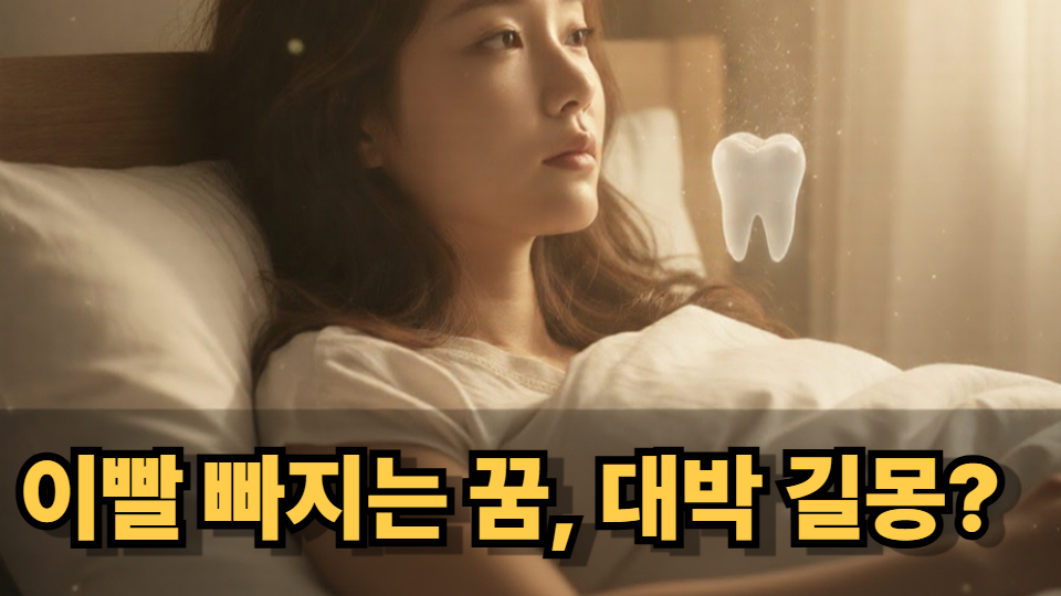 99%가 모르는 이빨 빠지는 꿈의 진짜 의미! 재물운 폭발 신호일까?