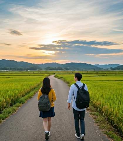 시골여행의 매력 도심을 떠나 조용히 머무는 하루 시작