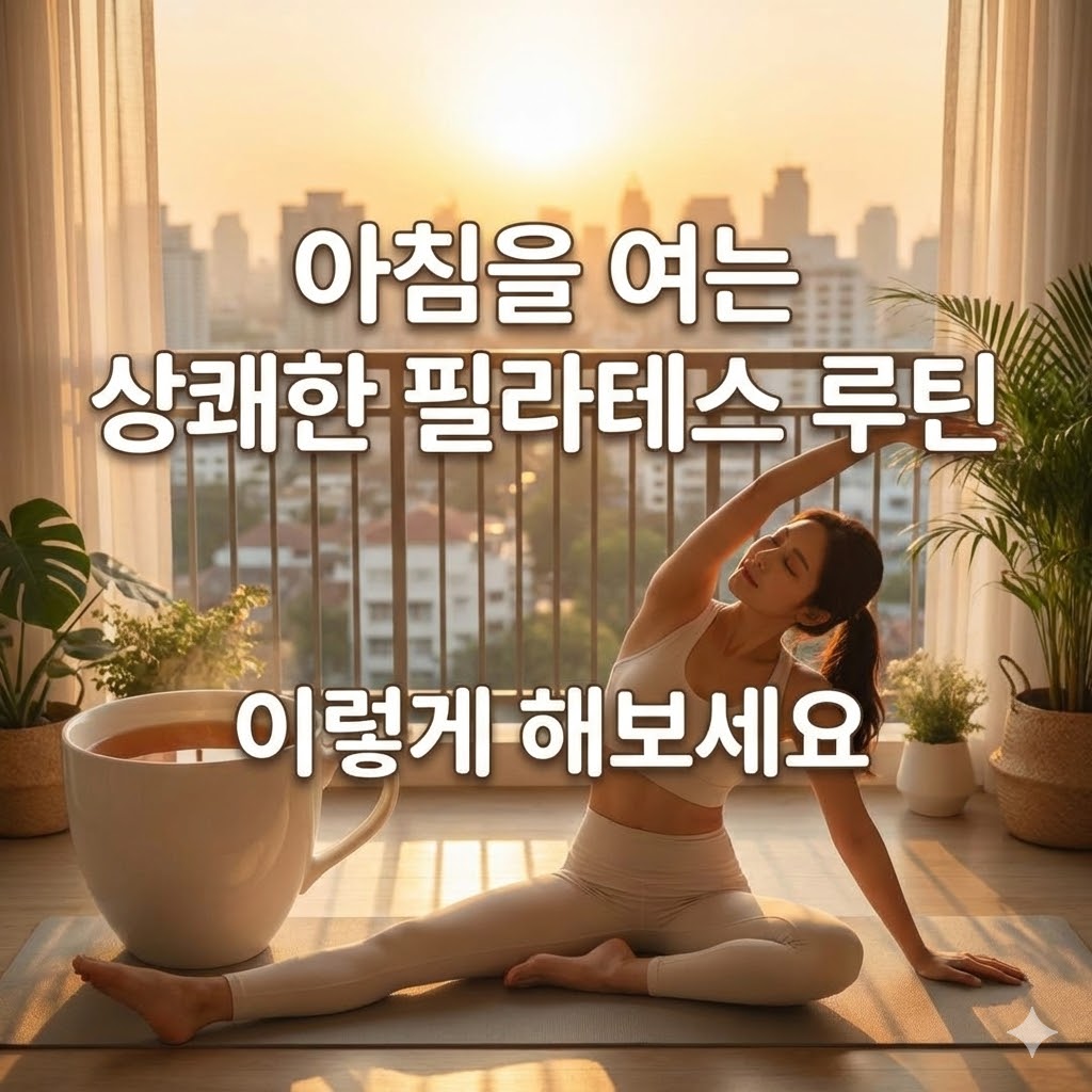 아침을 여는 상쾌한 필라테스 루틴 이렇게 해보세요