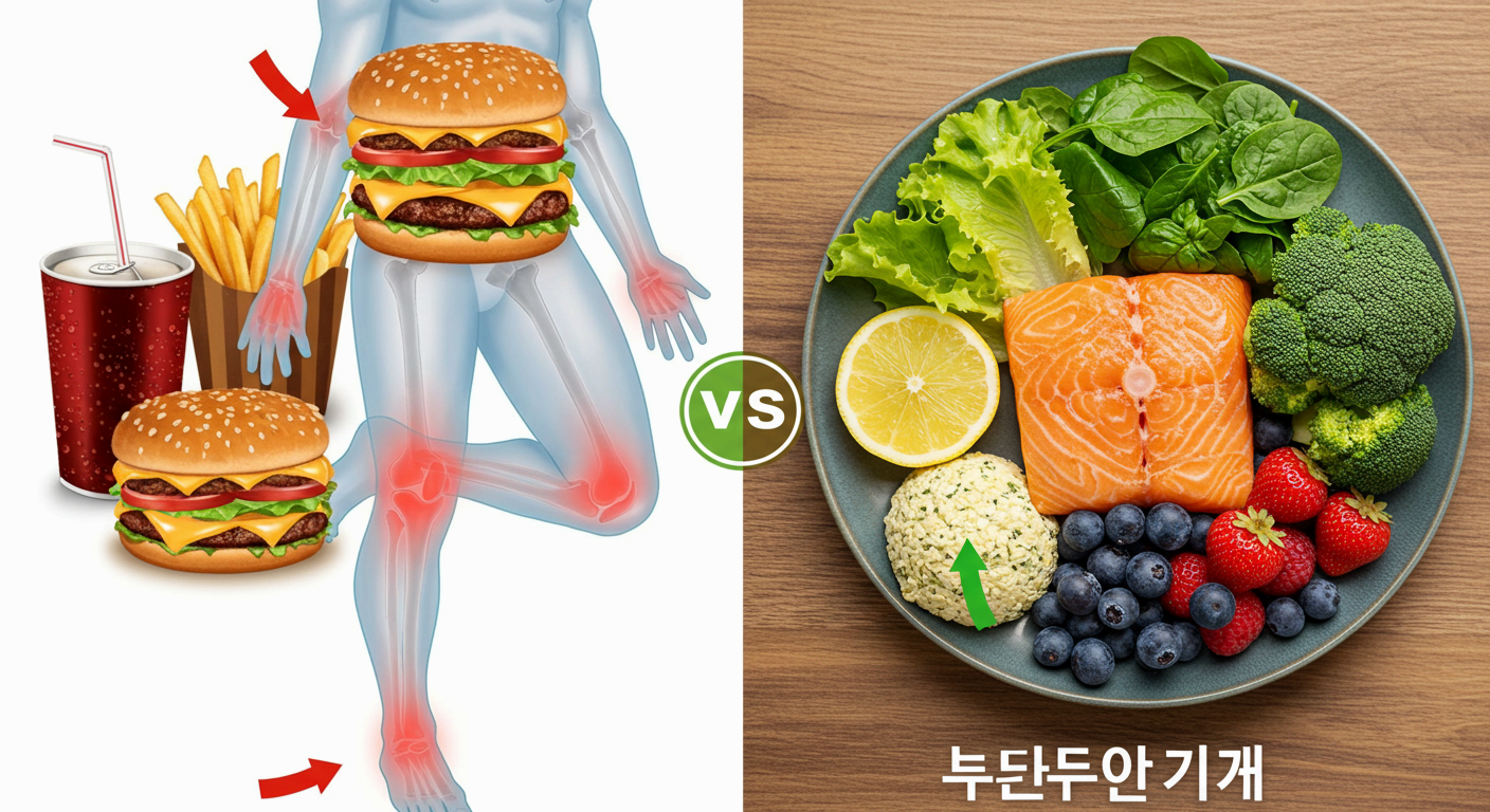 류마티스 관절염에 좋은 음식, 나쁜 음식 (+ 자연치유 가능성 알아보기)