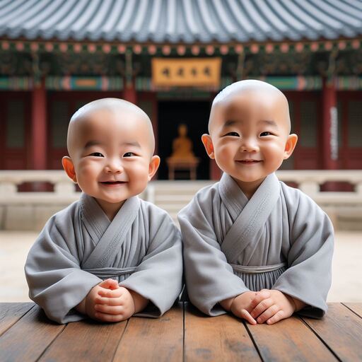 부천님 오신 날 동자승 이미지