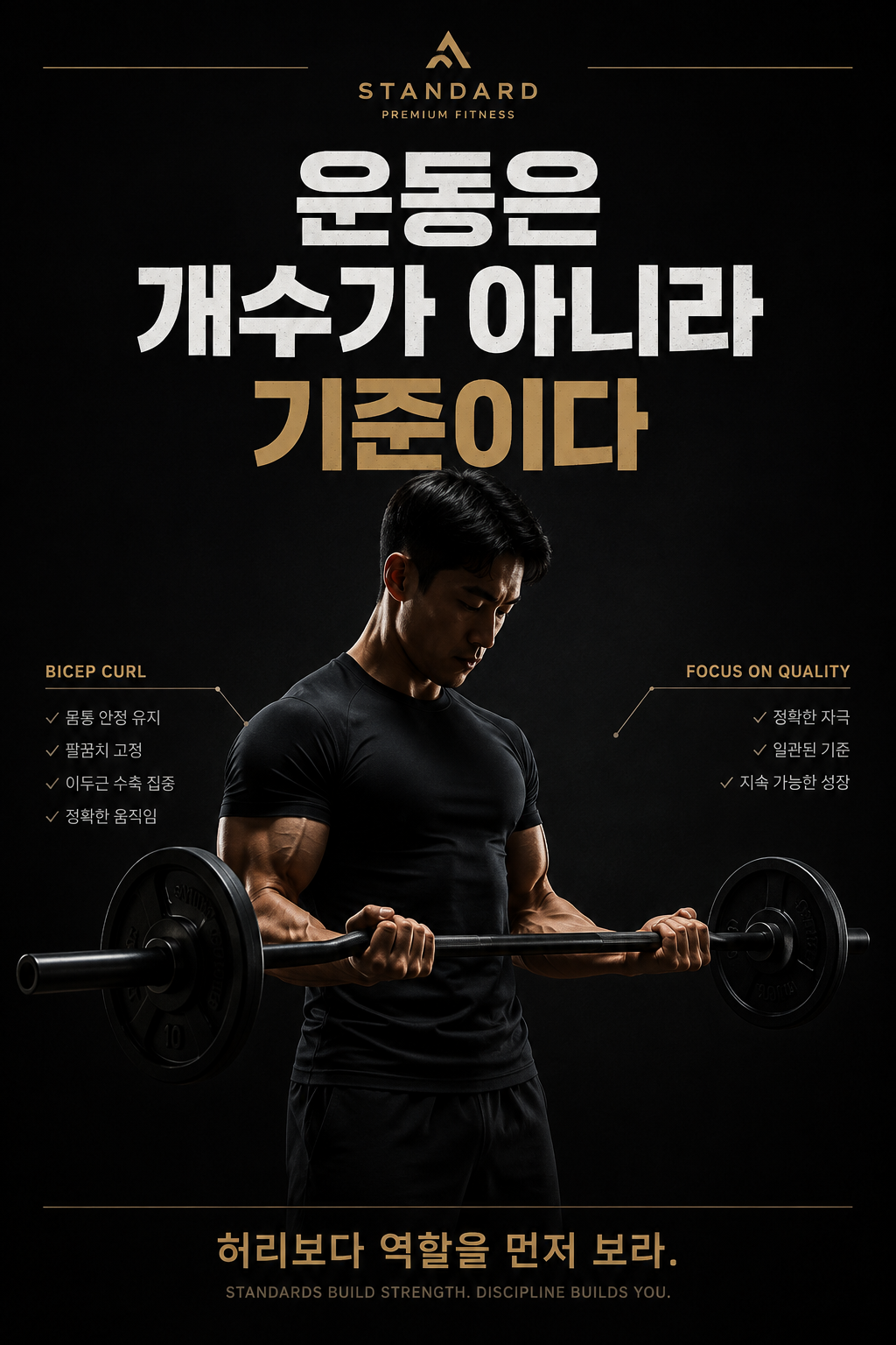 운동은 개수가 아니라 기준이다