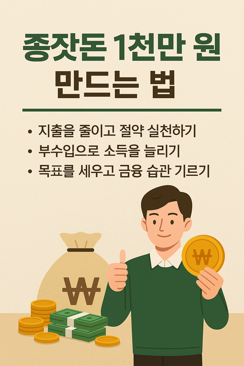 종잣돈 1천만 원, 누구나 만들 수 있다