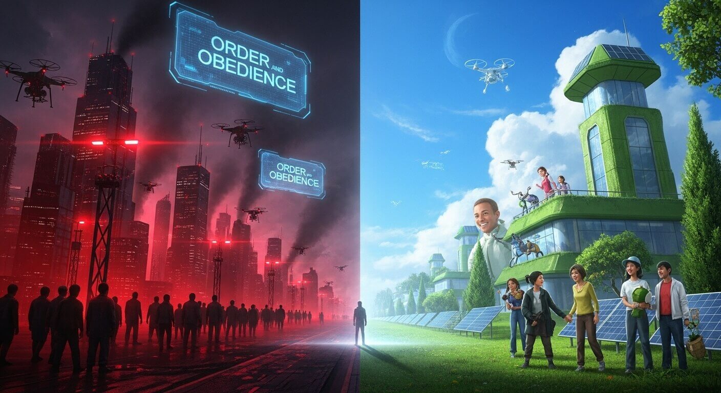 디스토피아 vs 유토피아 관련 사진