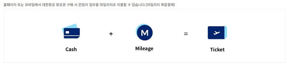 대한항공 마일리지 사용처 정리1