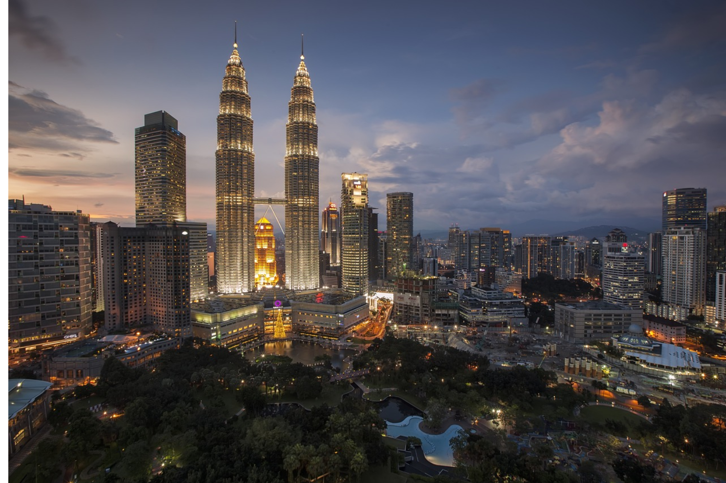 쿠알라룸푸르트윈타워도시
