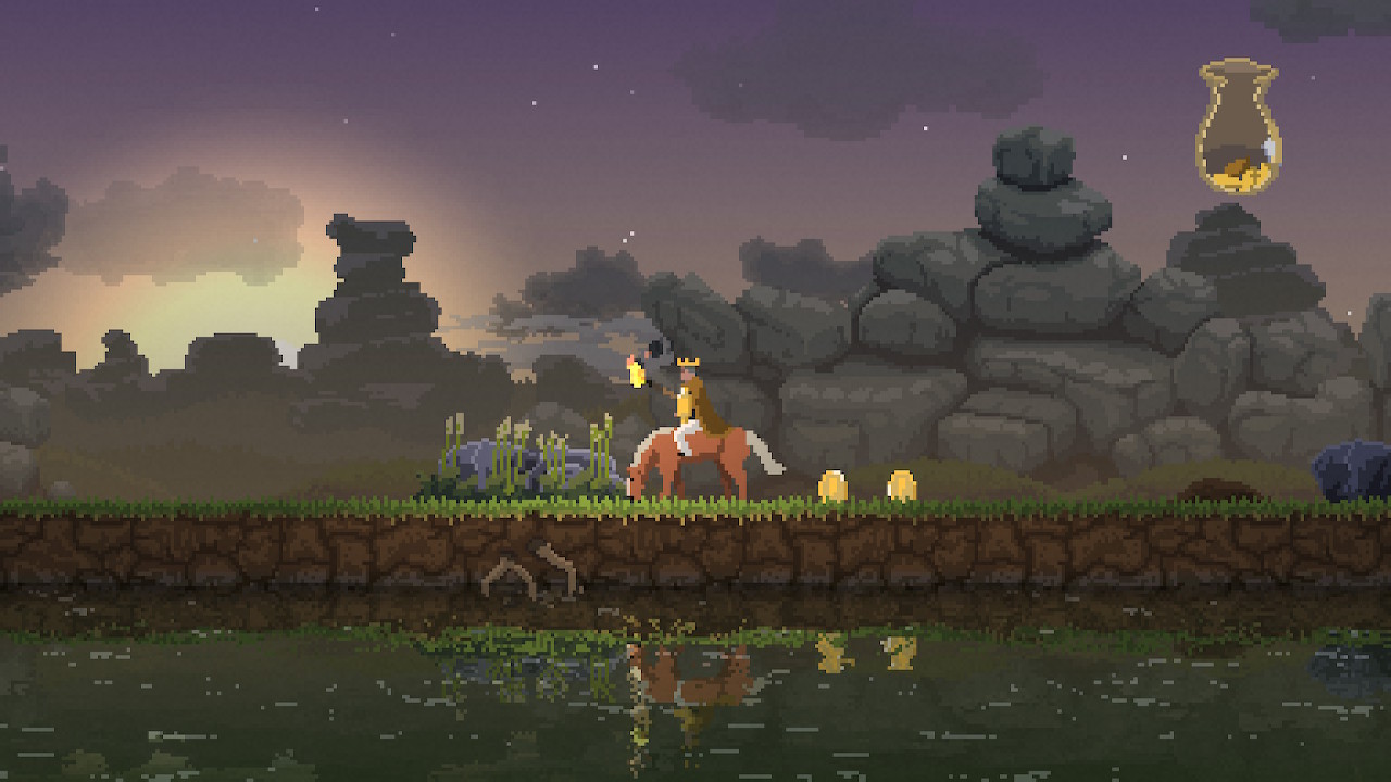 땅에 떨어진 돈과 돈주머니