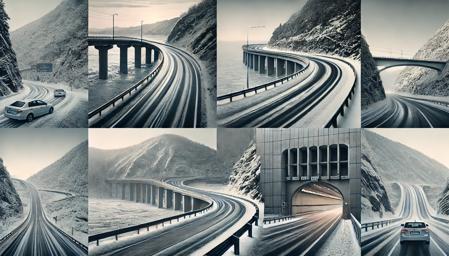 블랙아이스 생기는 지점