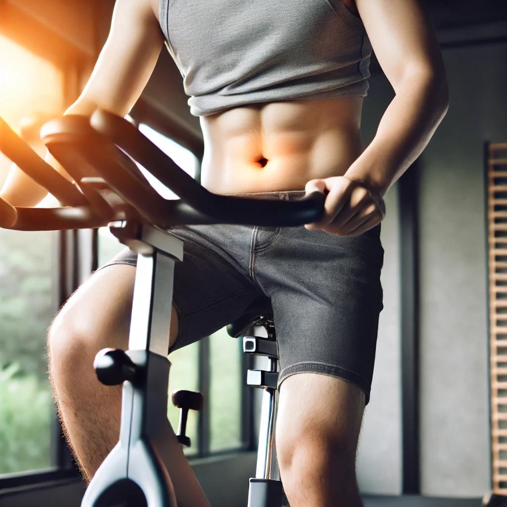 실내 자전거 뱃살