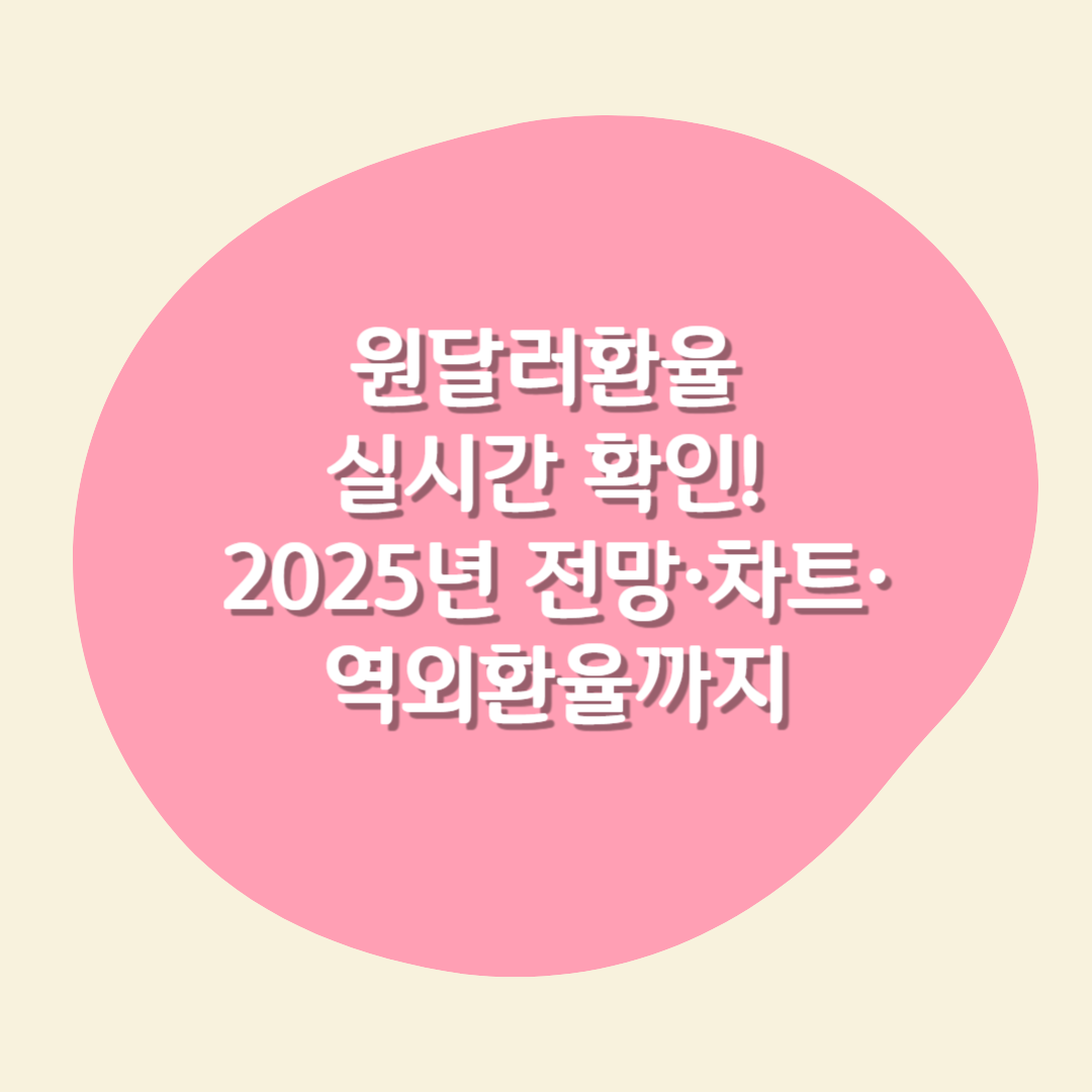 원달러 실시간 환율, 역외환율(CNH), 환율 전망, 차트 보는 법