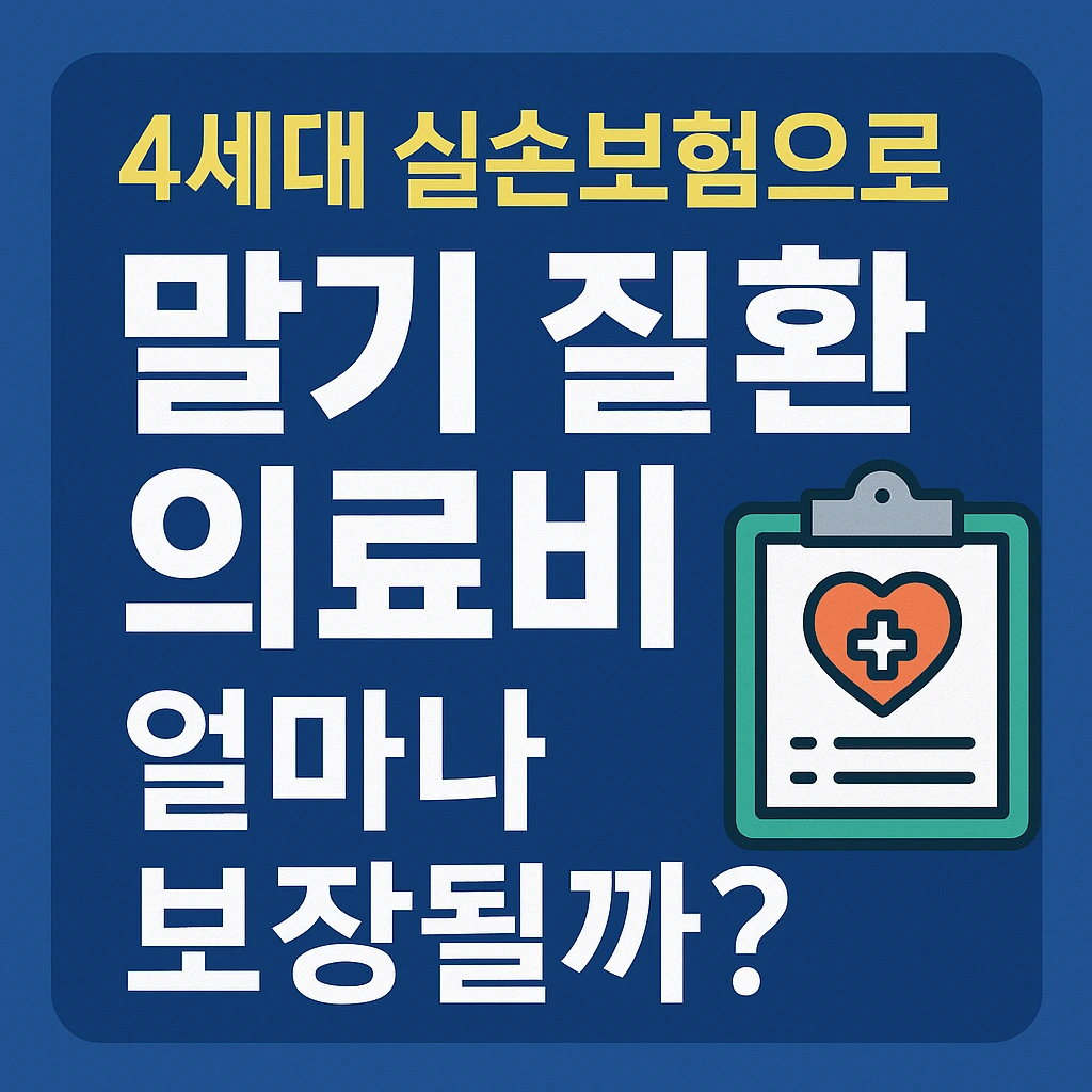 4세대 실손보험으로 말기 질환 의료비 얼마나 보장될까?