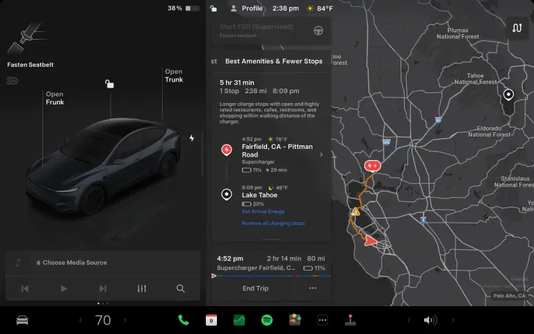 테슬라 2025 소프트웨어 업데이트 이미지