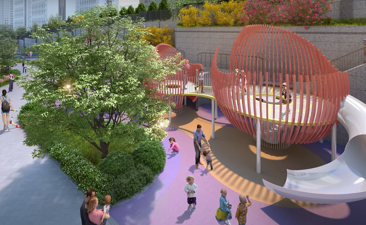 래미안 레벤투스 조경