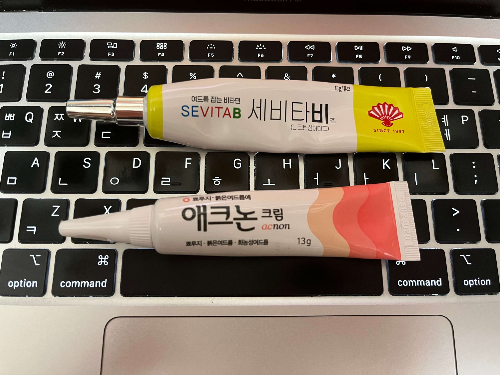 여드름연고
세비타비겔
에크논크림