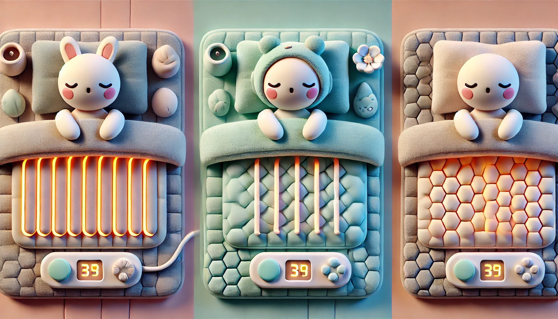 전기장판 vs 온수매트 (그리고 (카본)탄소매트)-Electric Heating Pads vs. Water/Carbon Heating Mats