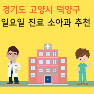 경기도 고양시 덕양구 일요일 진료 소아과 추천