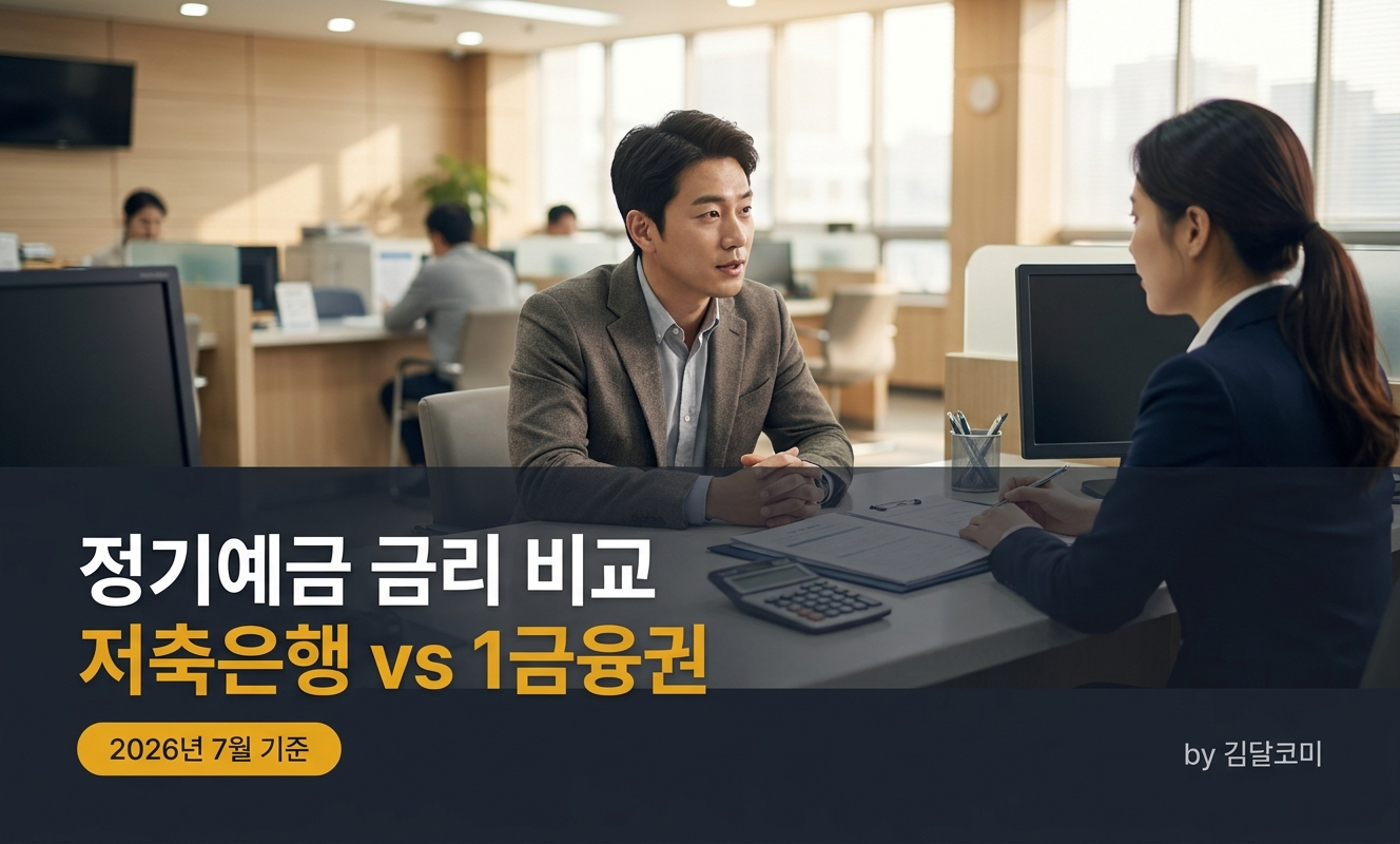 은행 창구에서 상담받는 남성