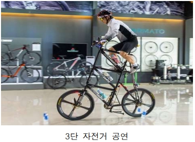 서울 자전거 축제의 3단 자전거 공연