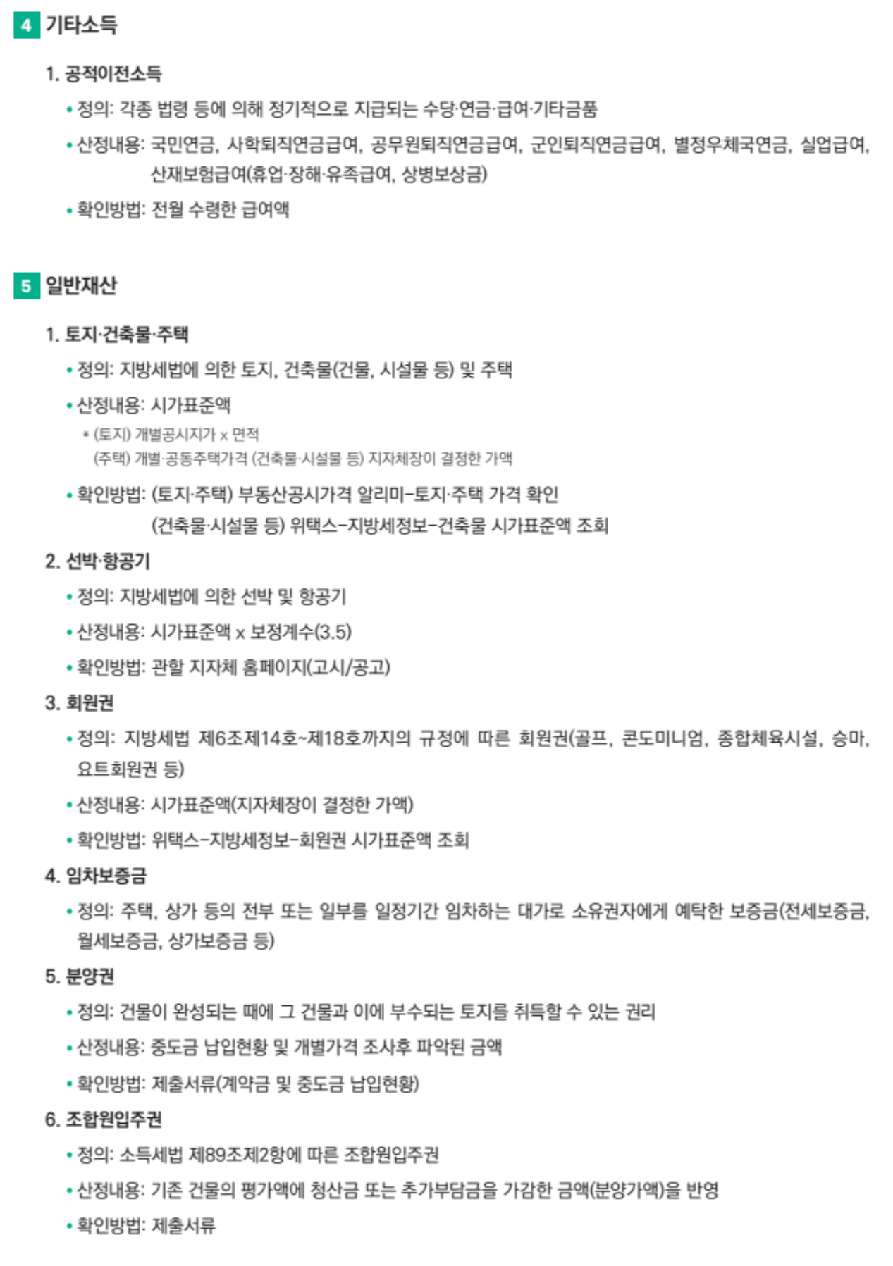 청년월세 특별지원 소득 및 재산 확인방법