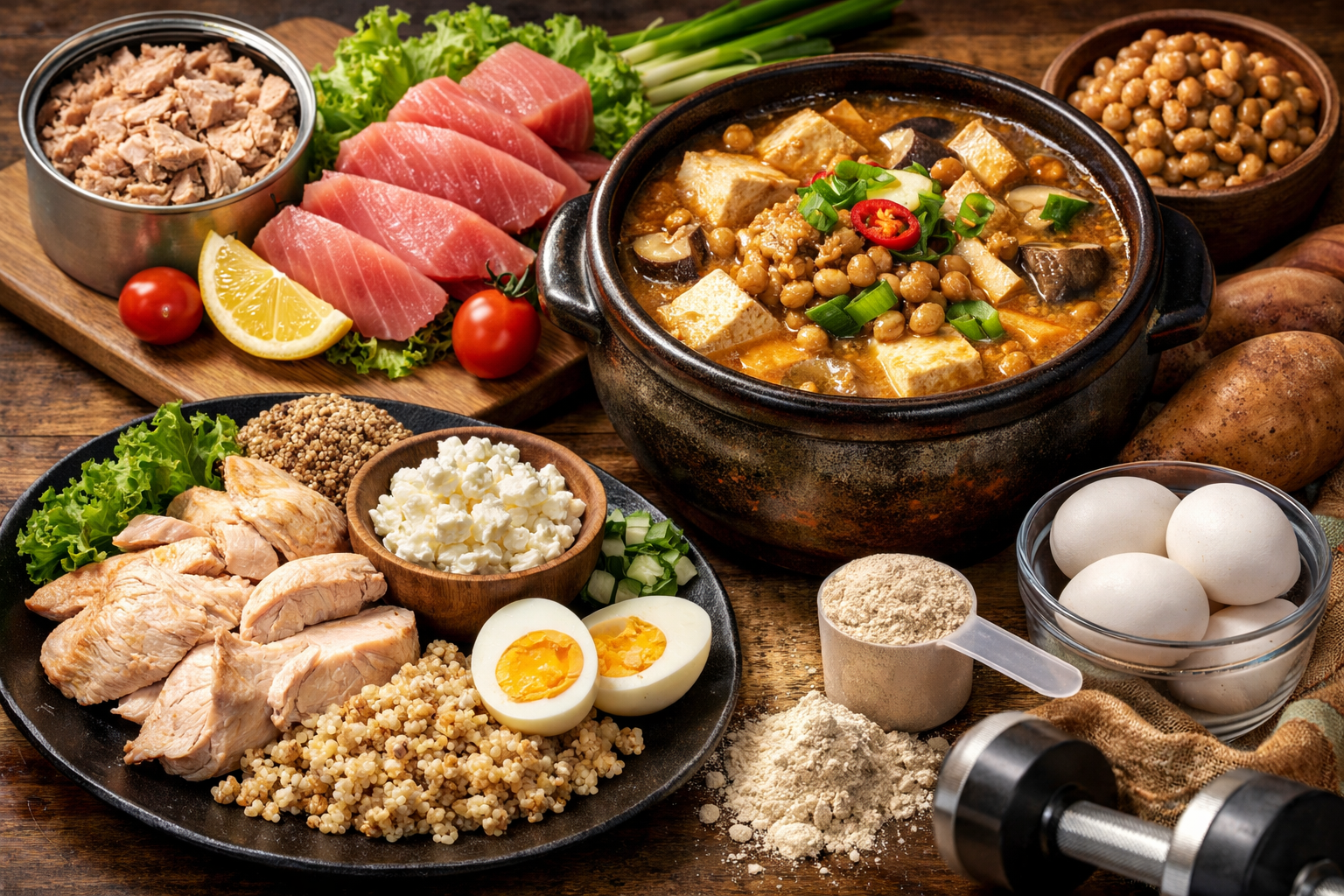 참치와 청국장