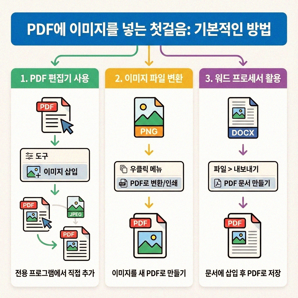 PDF 문서에 나만의 감성을 더하는 이미지 추가 방법