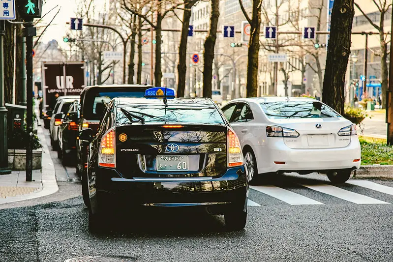 나리타 공항에서 요코하마 역까지 택시