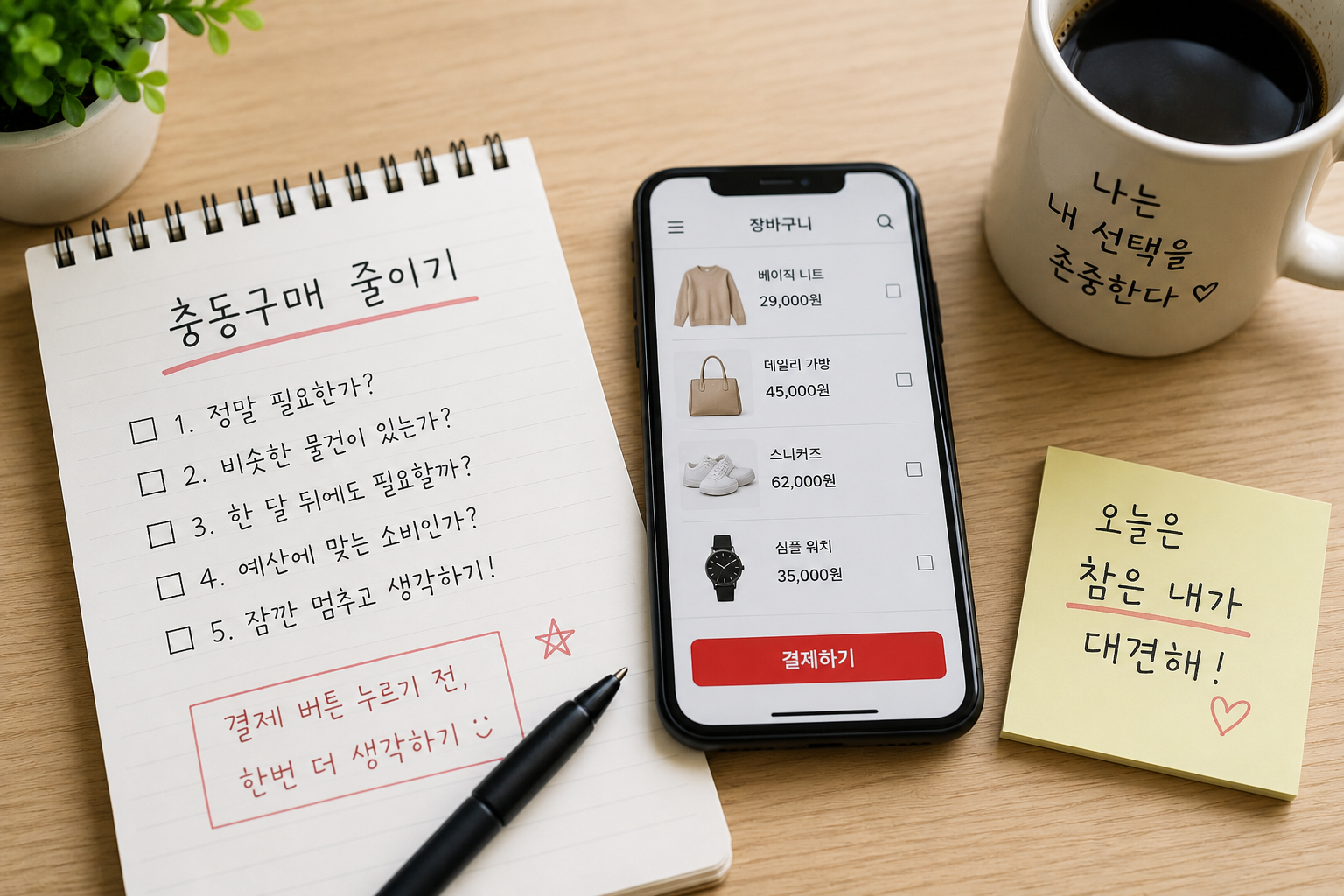 충동구매 줄이기 (소비심리, 장바구니 전략, 소비 기준)