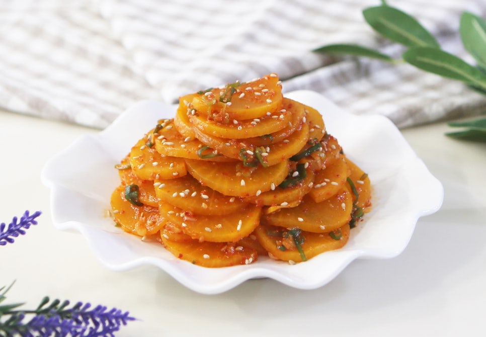 단무지무침