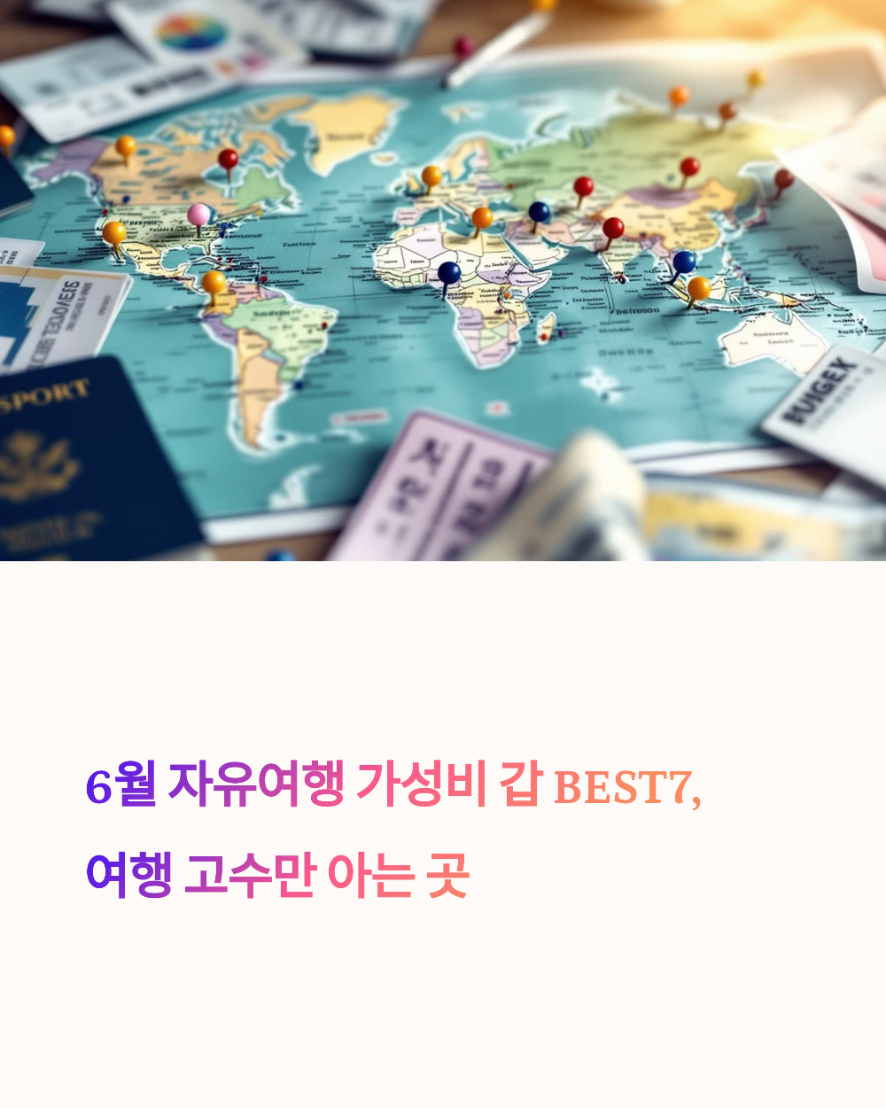 6월 자유여행 가성비 갑 BEST7, 여행 고수만 아는 곳