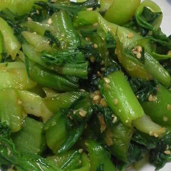 청경채된장무침