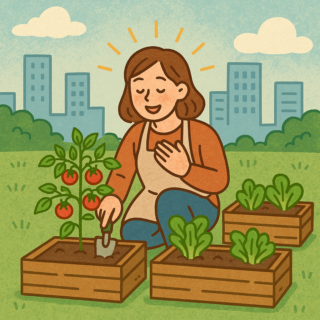 도시농업의 심리적 효과