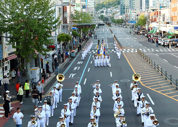 통제영 길놀이 사진