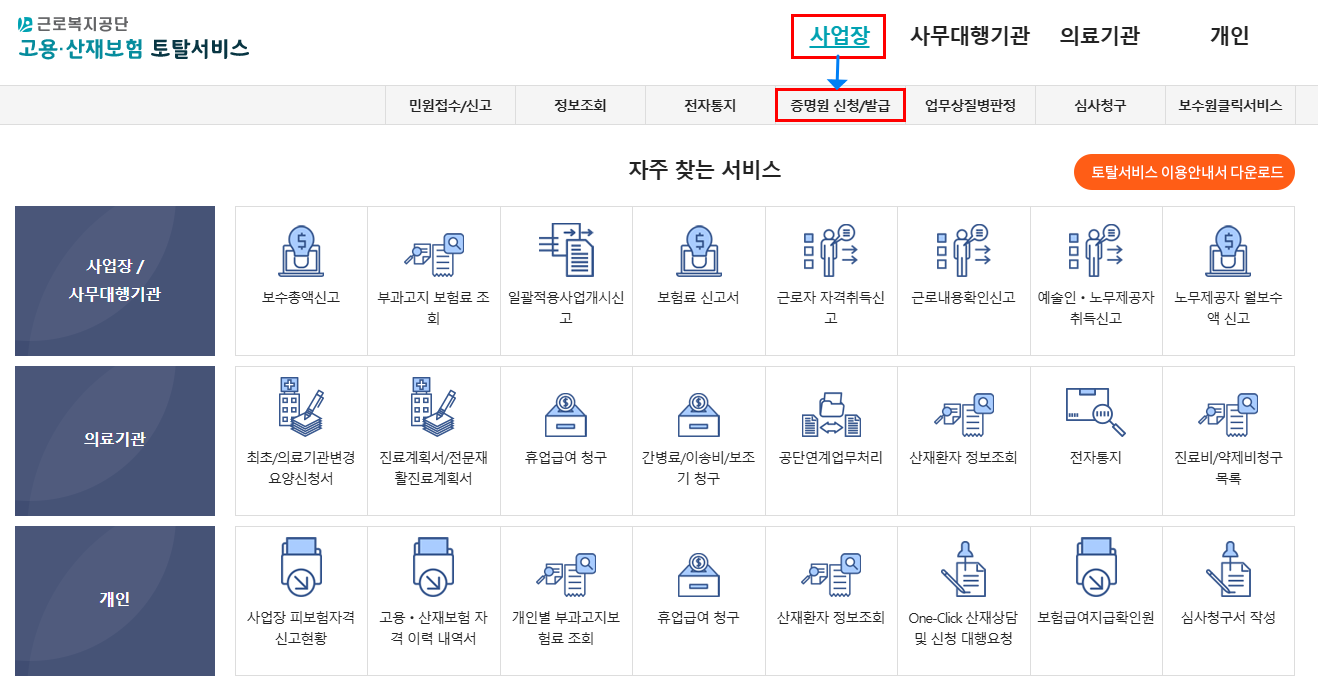 고용산재 완납증명서 발급 A to Z: ①온라인 ②팩스 ③방문 방법 전격 비교