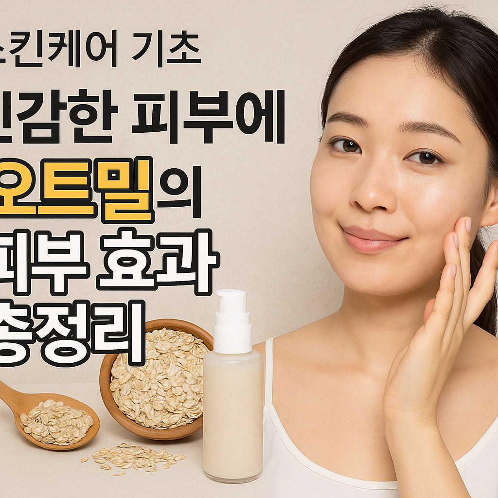 오트밀의 피부 효과