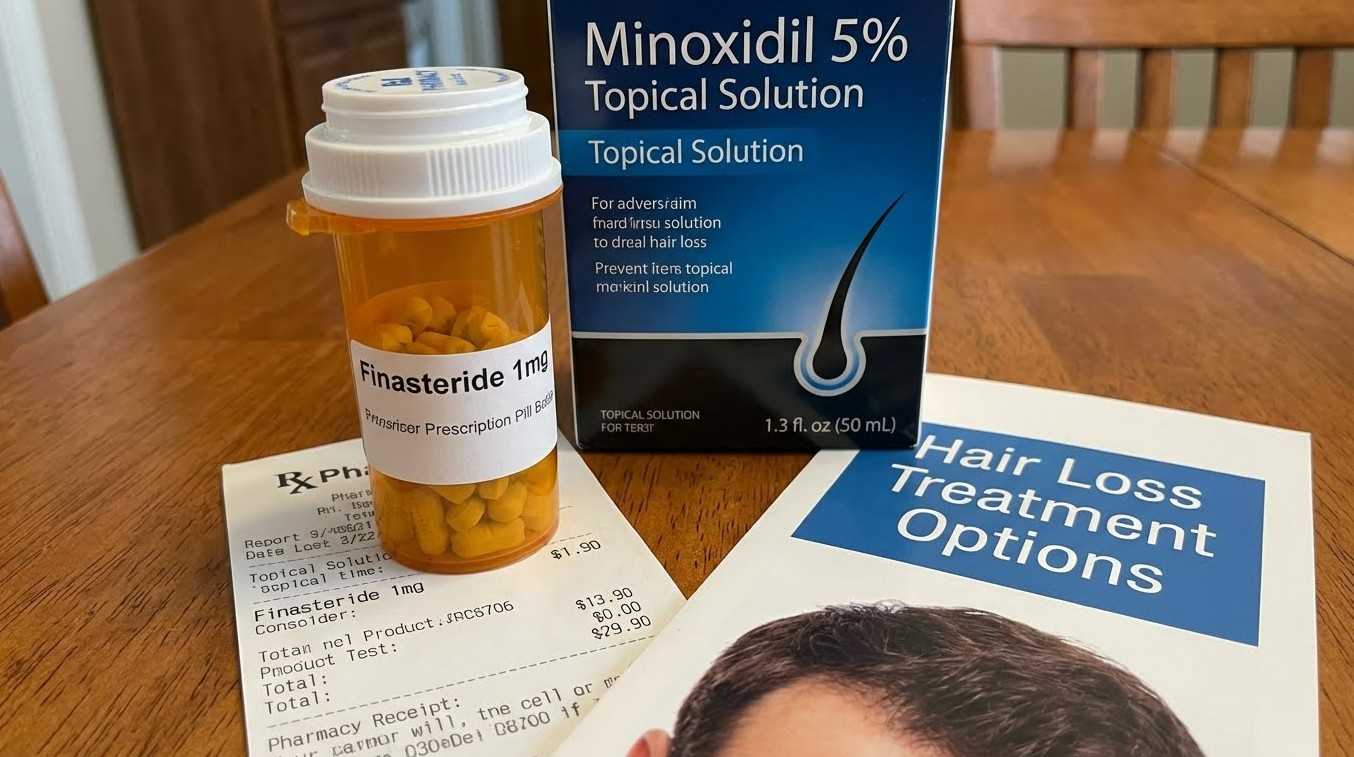 탈모 약 처방 사진