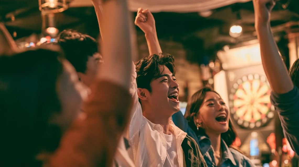 다트 동호회에서 어울리는 신입 회원