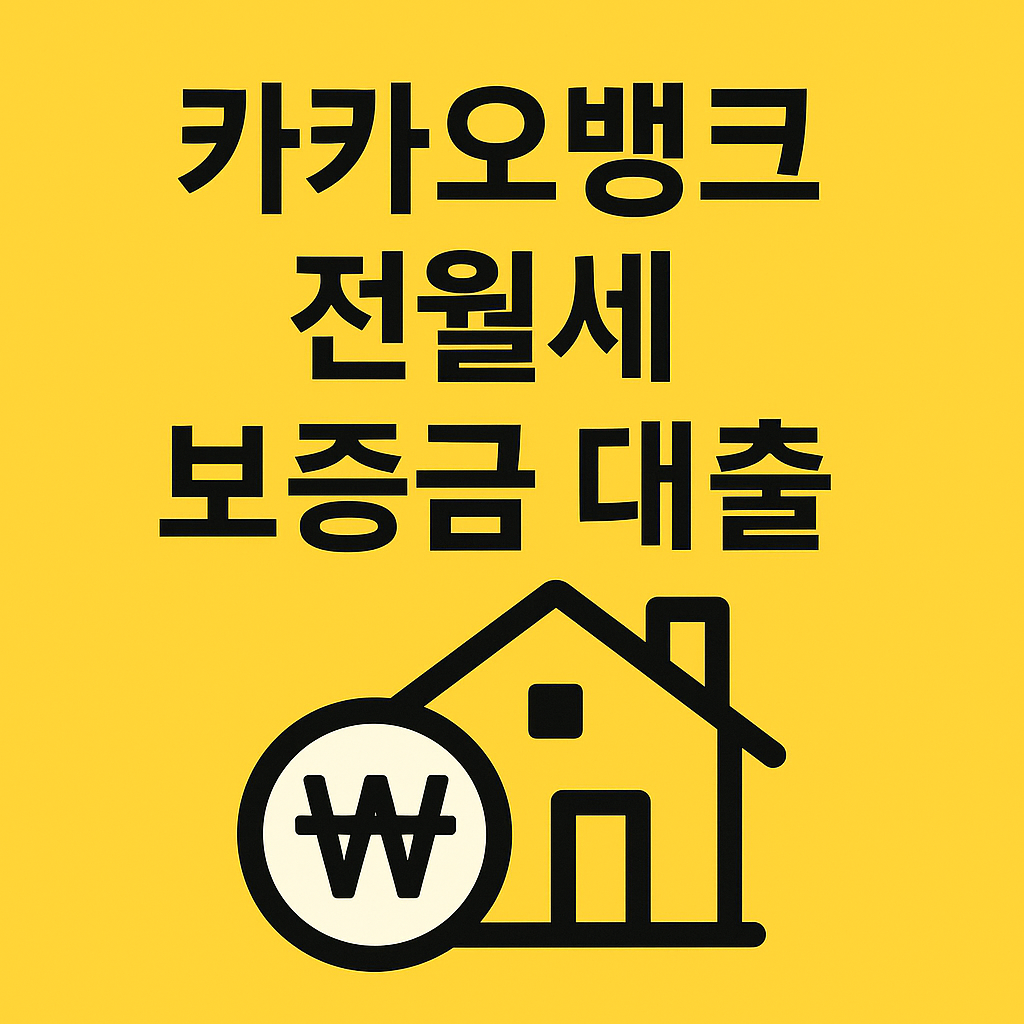 카카오뱅크 전월세 보증금 대출