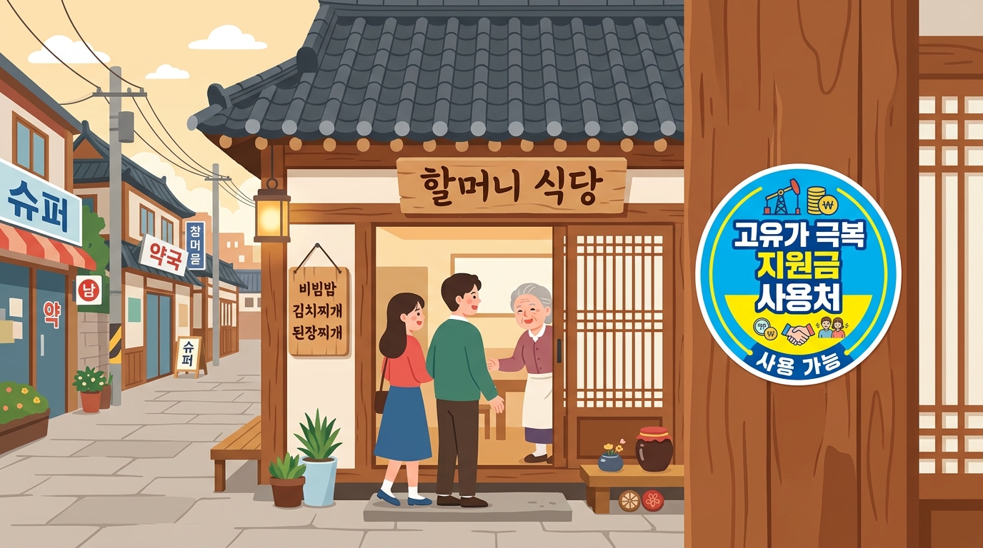 고유가피해지원금 사용처의 핵심 조건인 주소지 기반 지역 제한 기준 설명