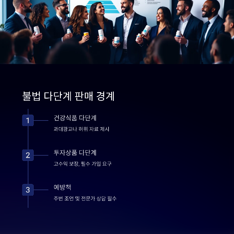 불법 다단계 판매 사기유형 급증