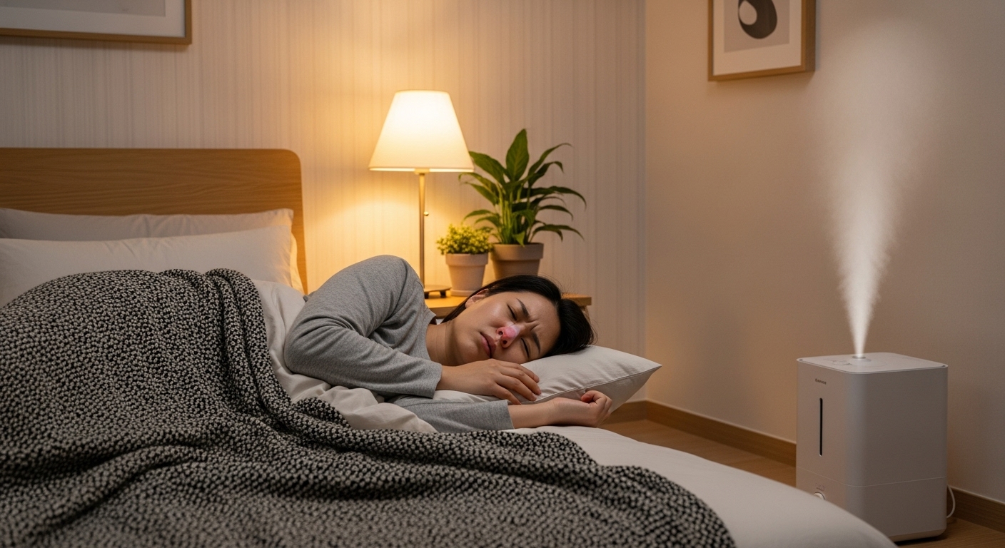 누웠을 때만 코가 막히는 이유는?