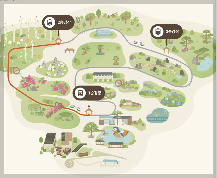 화담숲 모노레일