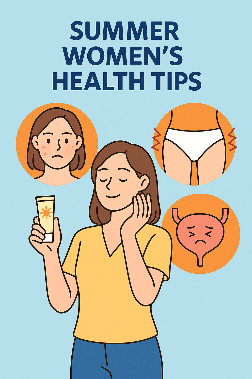 여름 여성질환 예방법 관련 이미지