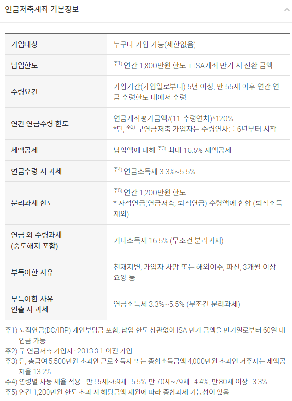 연금저축계좌