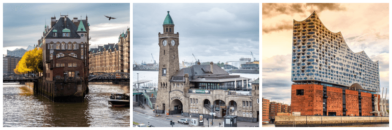함부르크 풍경 사진 3개