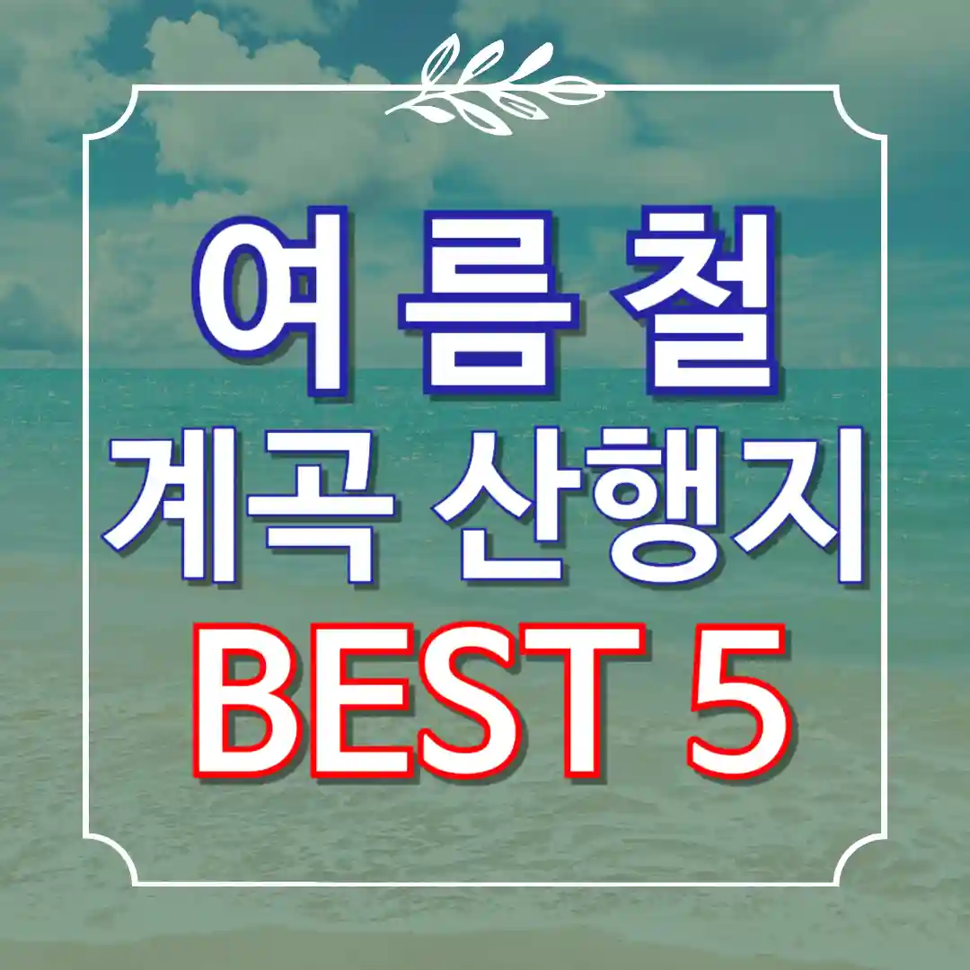 여름철 계곡산행지