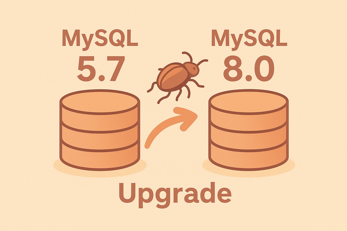 mysql 5.7 to 8.0 upgrade
