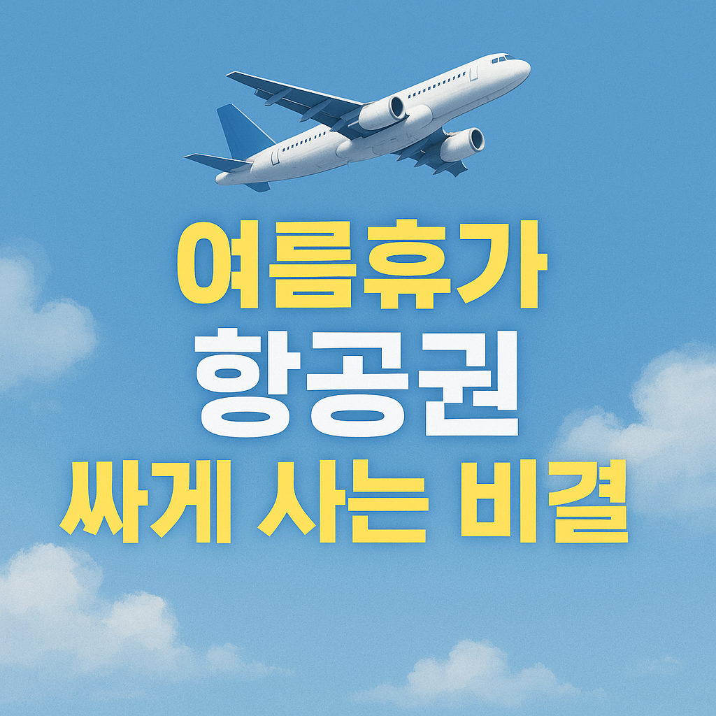 여름휴가 항공권
