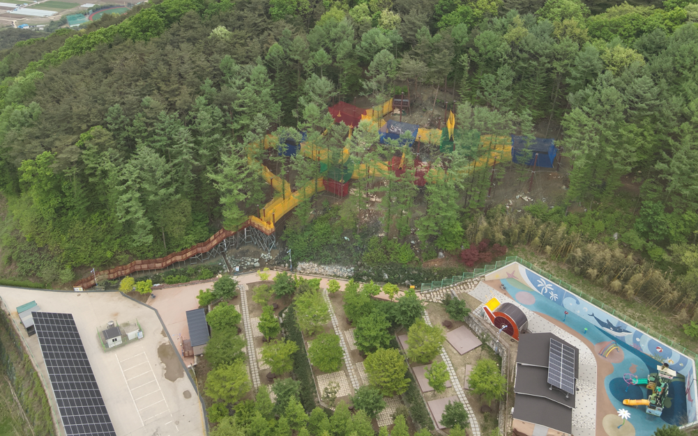 자굴산 자연휴양림 네트모험 정보 안내