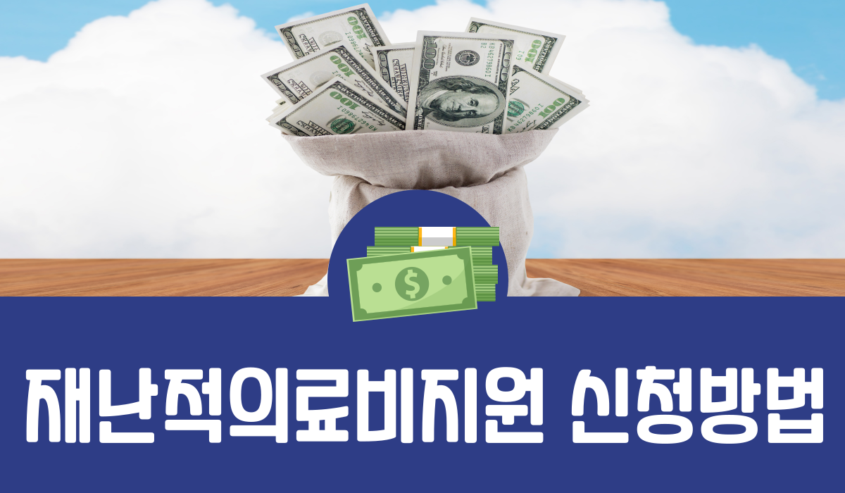 재난적의료비지원 신청방법